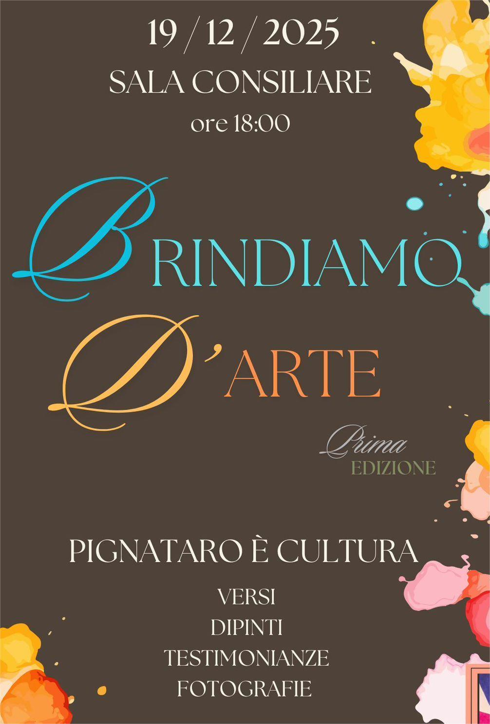 Brindiamo d'arte