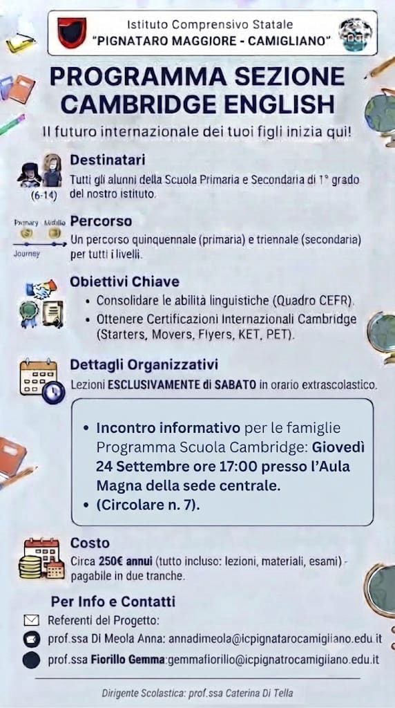 Sezione CAMBRIDGE